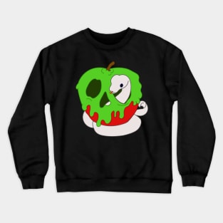 Poison Apple Halloween Snake Python Spooky Crewneck Sweatshirt